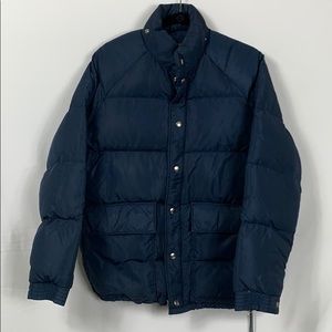 Kentfield navy blue puffer jacket size Sm.
